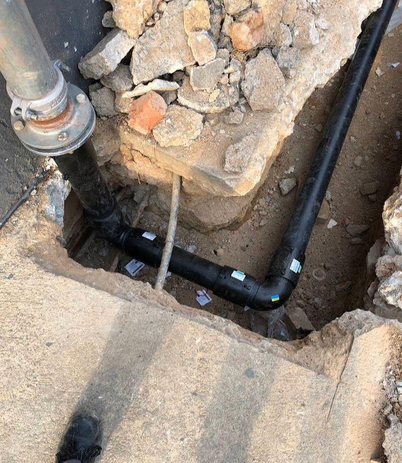 New pipe laid underground — Centurion