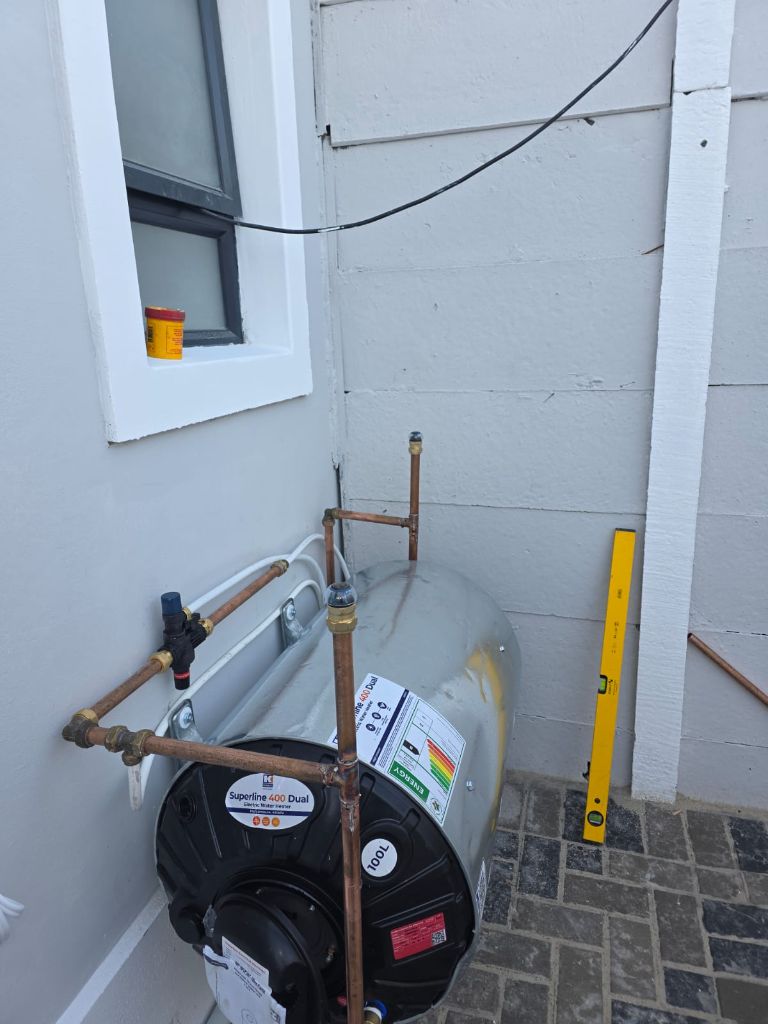 New geyser installation